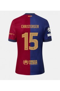 Barcelona Andreas Christensen #15 Voetbaltruitje Thuis tenue 2024-25 Korte Mouw